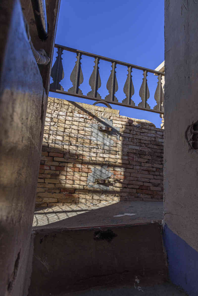 Alicante - Elche 19 - basílica de Santa María - torre - escalera.jpg